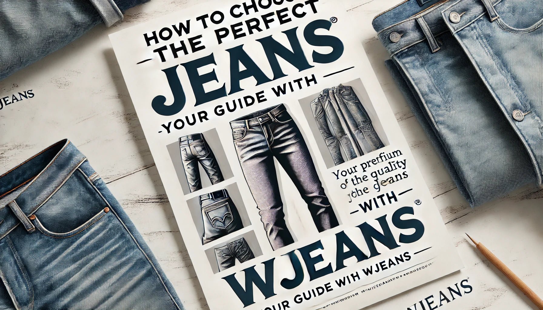 איך לבחור את הג'ינס המושלם לגברים ? הינה מדריך מעשי עם המותג WJeans - www.bbrands.co.il
