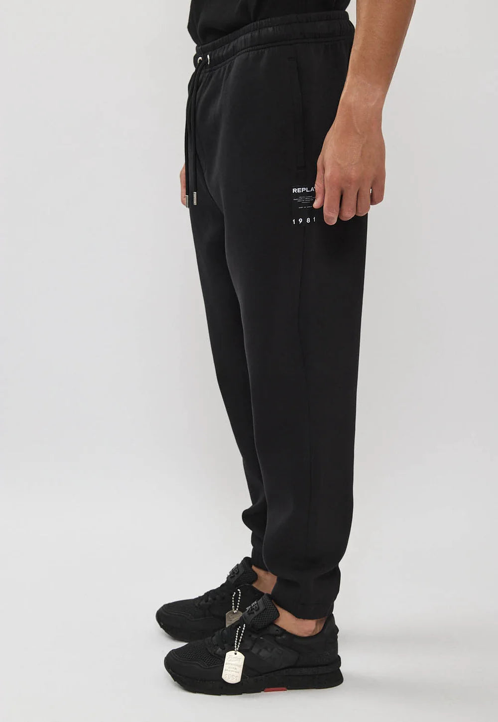 Replay INTERLOCK Pants ריפלי מכנס ארוך שחור