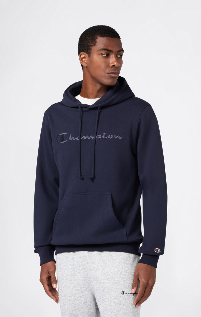 Champion Hoodie קפוצ'ון צ'מפיון בצבע כחול נייבי