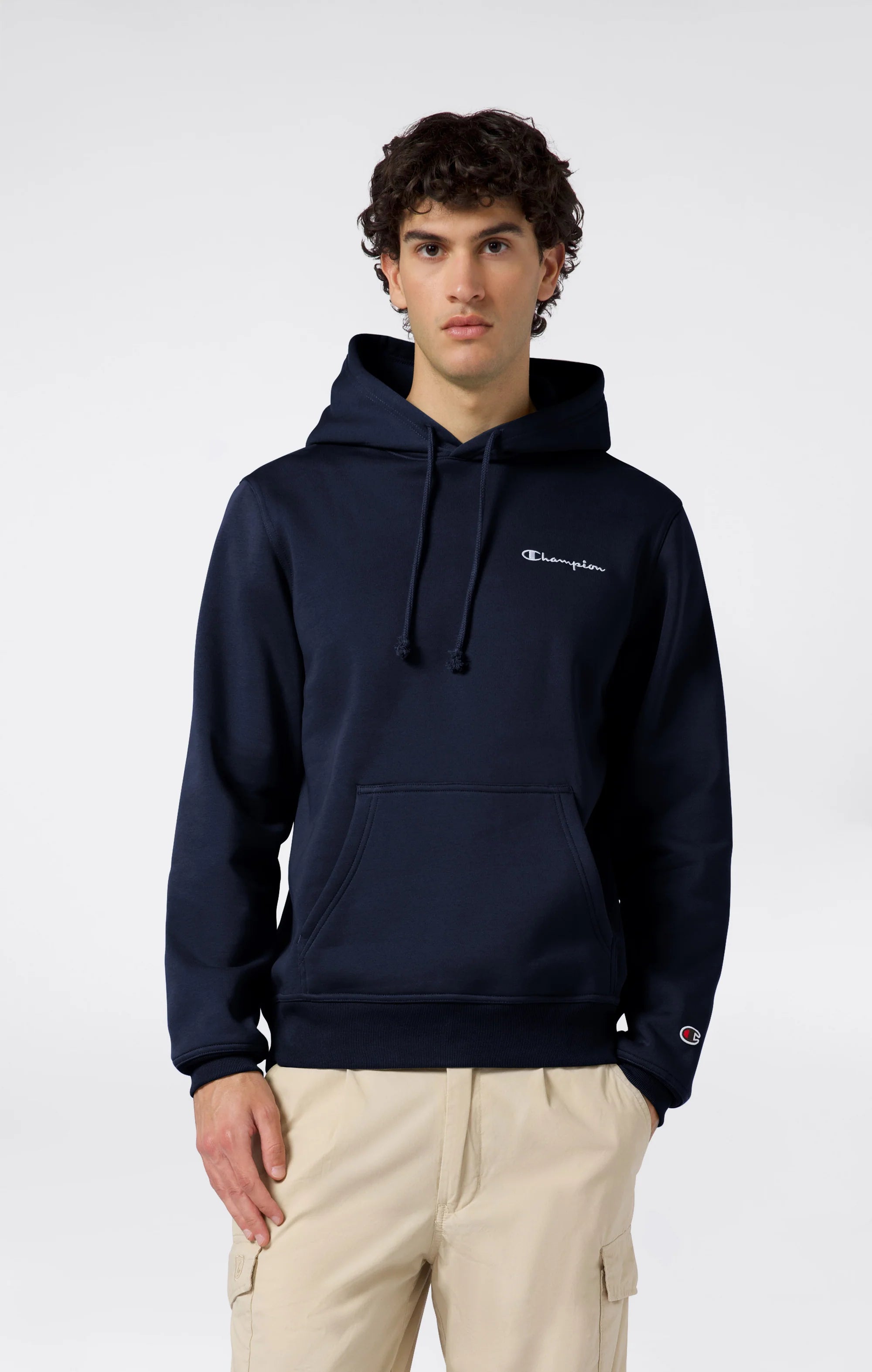 Champion Hoodie קפוצ'ון צ'מפיון בצבע כחול