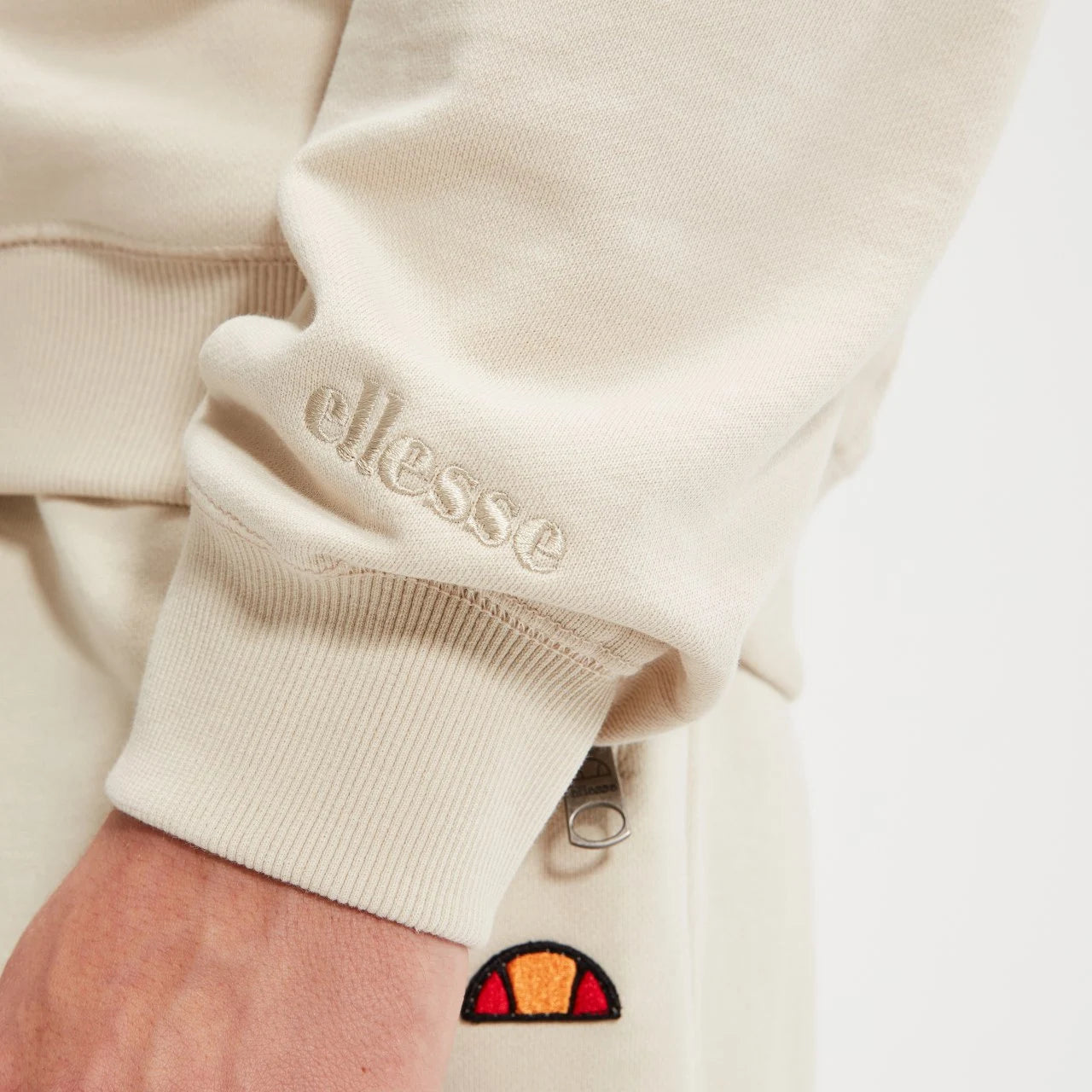 Ellesse Hoodie For man קפוצ'ון אלס בצבע בהיר