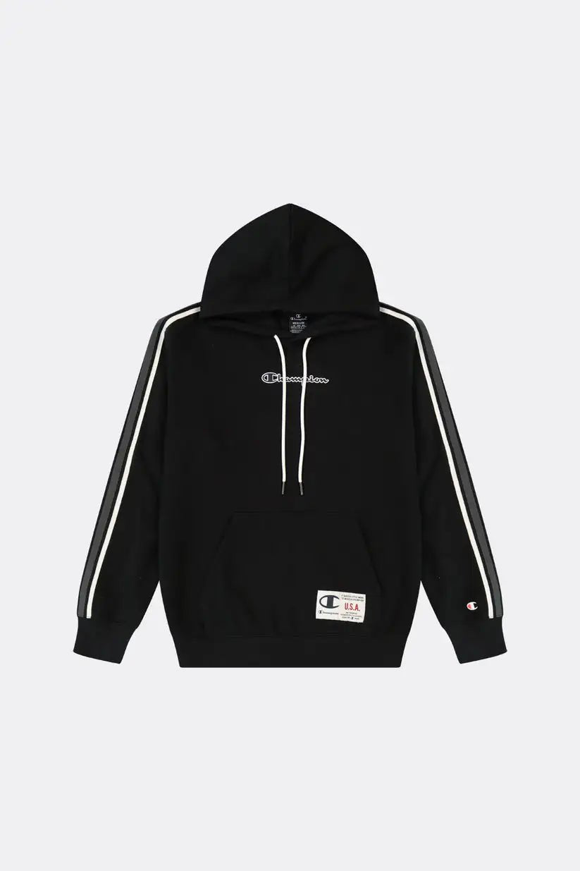 Champion Legacy hooded קפוצ'ון צ'מפיון לגבר בצבע שחור - www.bbrands.co.il Champion Legacy hooded קפוצ'ון צ'מפיון לגבר בצבע שחור