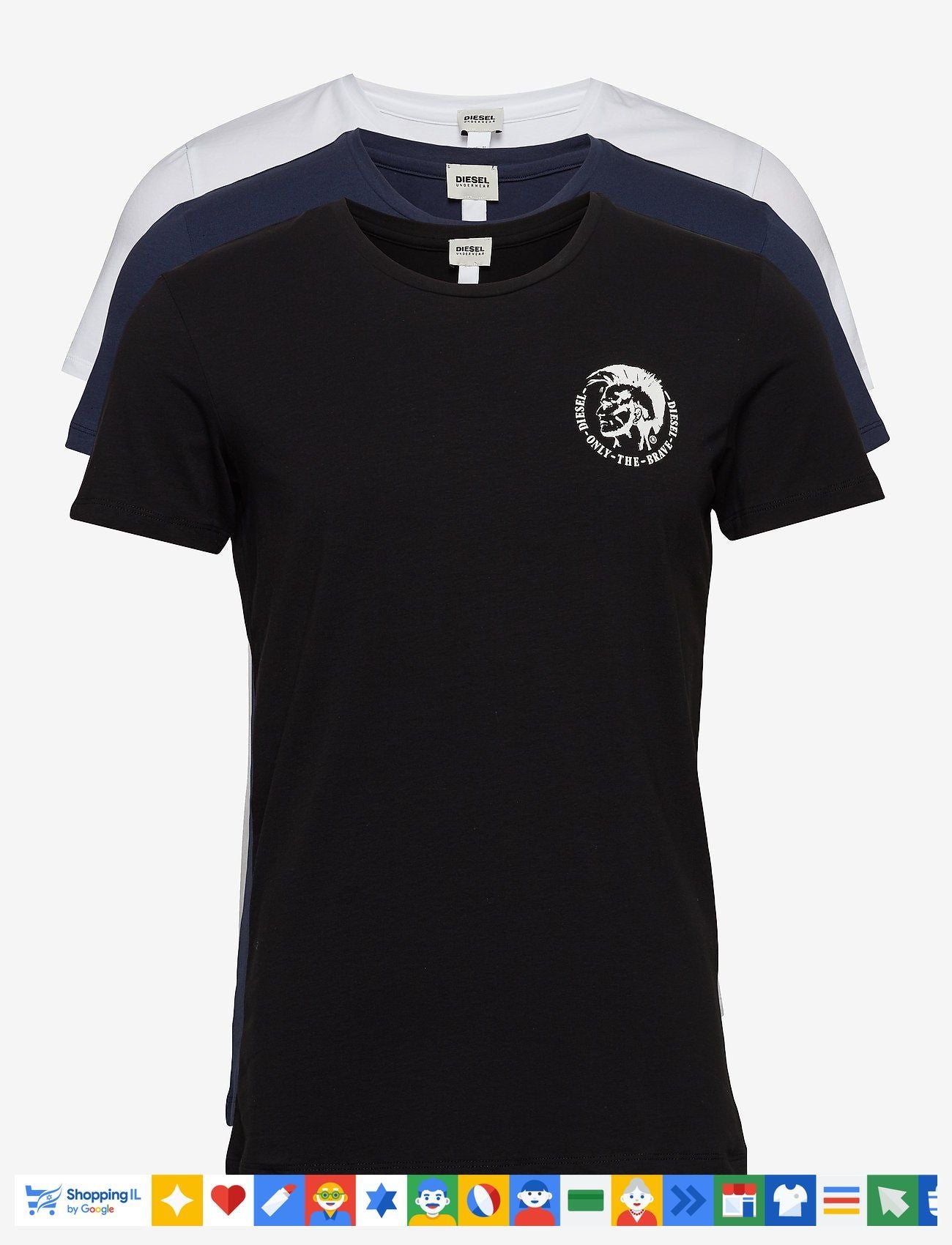 Diesel Tshirt Basic דיזל טישרט בייסיק - www.bbrands.co.il Diesel Tshirt Basic דיזל טישרט בייסיק