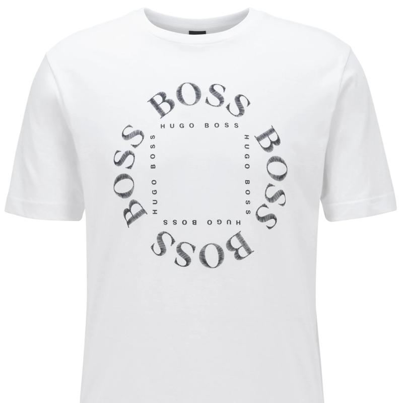 Hugo Boss Tshirt הוגו בוס טישרט לגבר בצבע לבן - www.bbrands.co.il Hugo Boss Tshirt הוגו בוס טישרט לגבר בצבע לבן