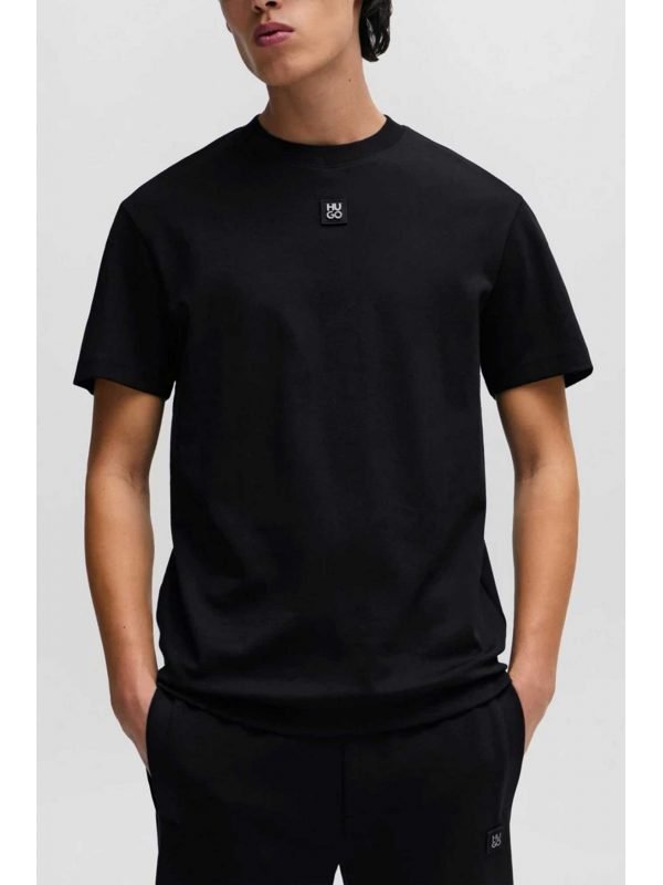 Hugo tshirt for man טישרט אוברסייז של הוגו לגבר בצבע שחור - www.bbrands.co.il Hugo tshirt for man טישרט אוברסייז של הוגו לגבר בצבע שחור