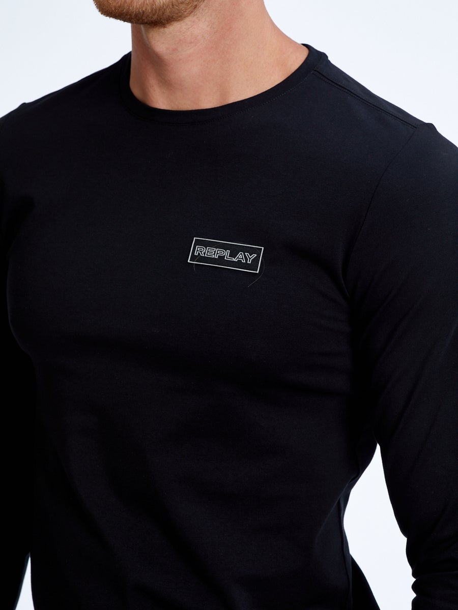 Replay T shirt New collection חולצה שרוול ארוך ריפלי - www.bbrands.co.il Replay T shirt New collection חולצה שרוול ארוך ריפלי