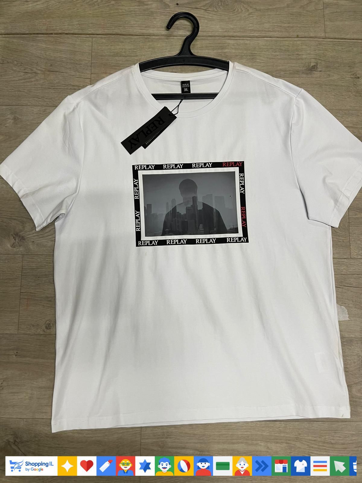 Replay tshirt for men ריפליי טישרט לגבר - www.bbrands.co.il Replay tshirt for men ריפליי טישרט לגבר