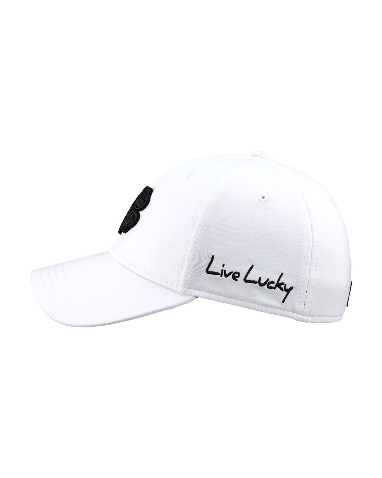 Black • Clover Cap כובע בלאק קלובר בצבע לבן