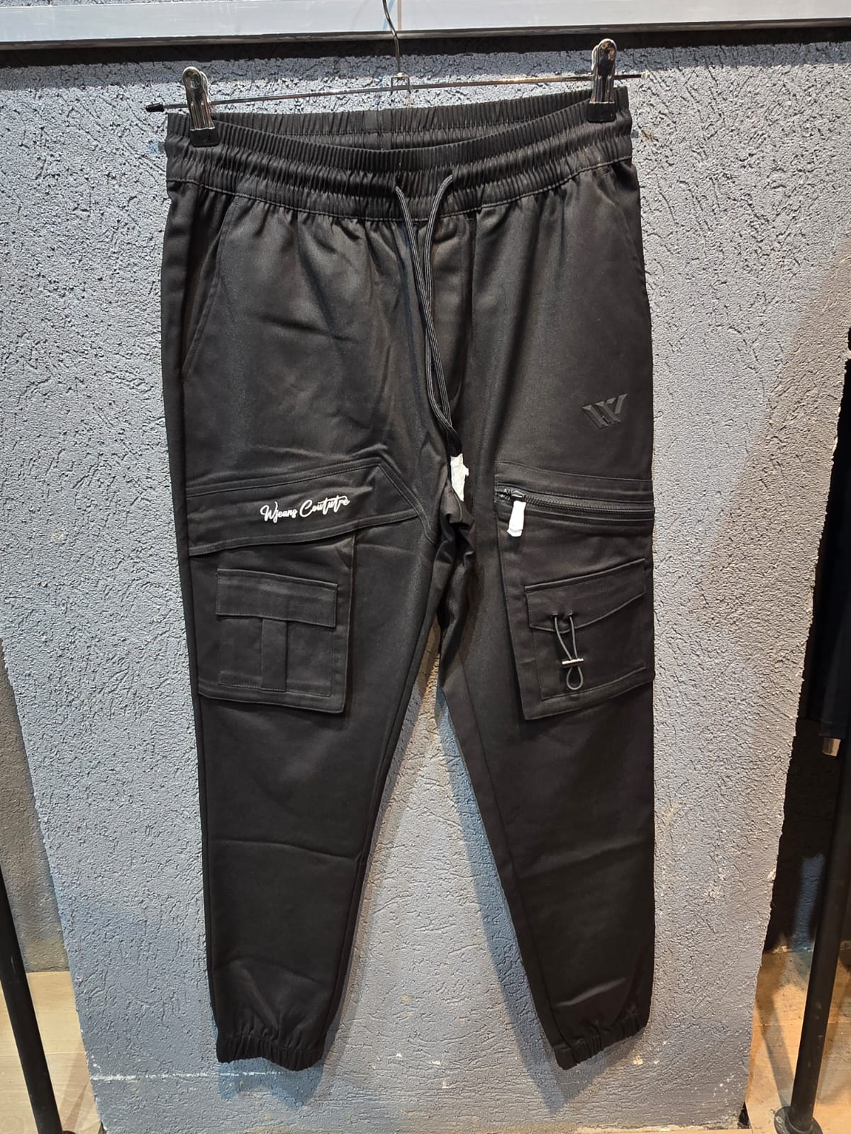 WJeans Cargo for man דגמח מכנס דבליו גינס אופנתי בצבע שחור
