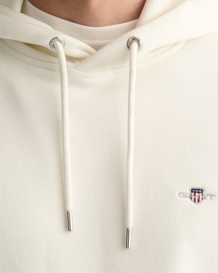 Gant hoodie for man קפוצ'ון גאנט לגבר בצבע לבן