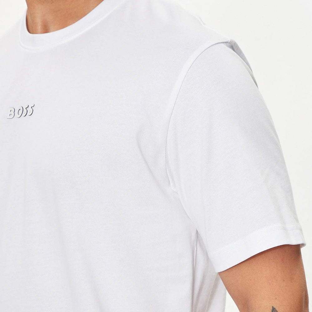 Hugo tshirt for man טישרט של בוס אוברסייז לגבר בצבע לבן