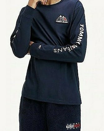 Tommy Jeans - flag tee חולצת שרוול ארוך טומי גינס - www.bbrands.co.il Tommy Jeans - flag tee חולצת שרוול ארוך טומי גינס