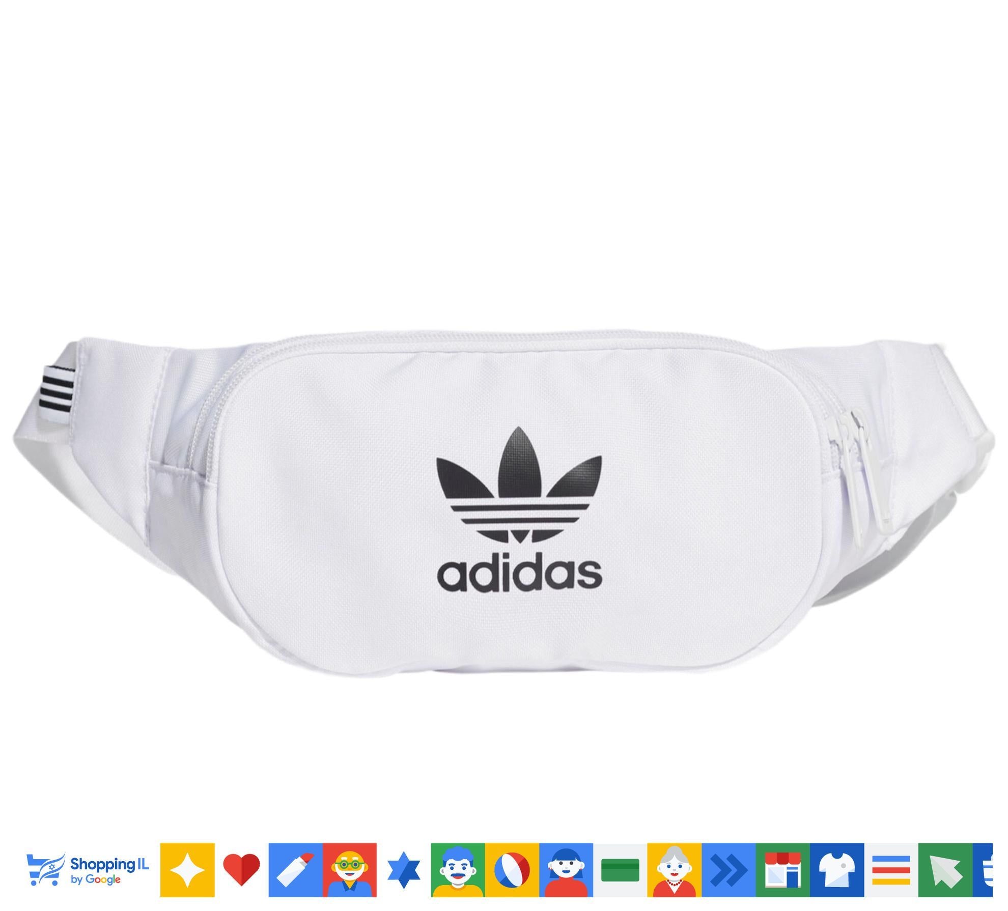 TREFOIL FESTIVAL BAG White פאוץ' אדידס תיק בצבע לבן - www.bbrands.co.il TREFOIL FESTIVAL BAG White פאוץ' אדידס תיק בצבע לבן