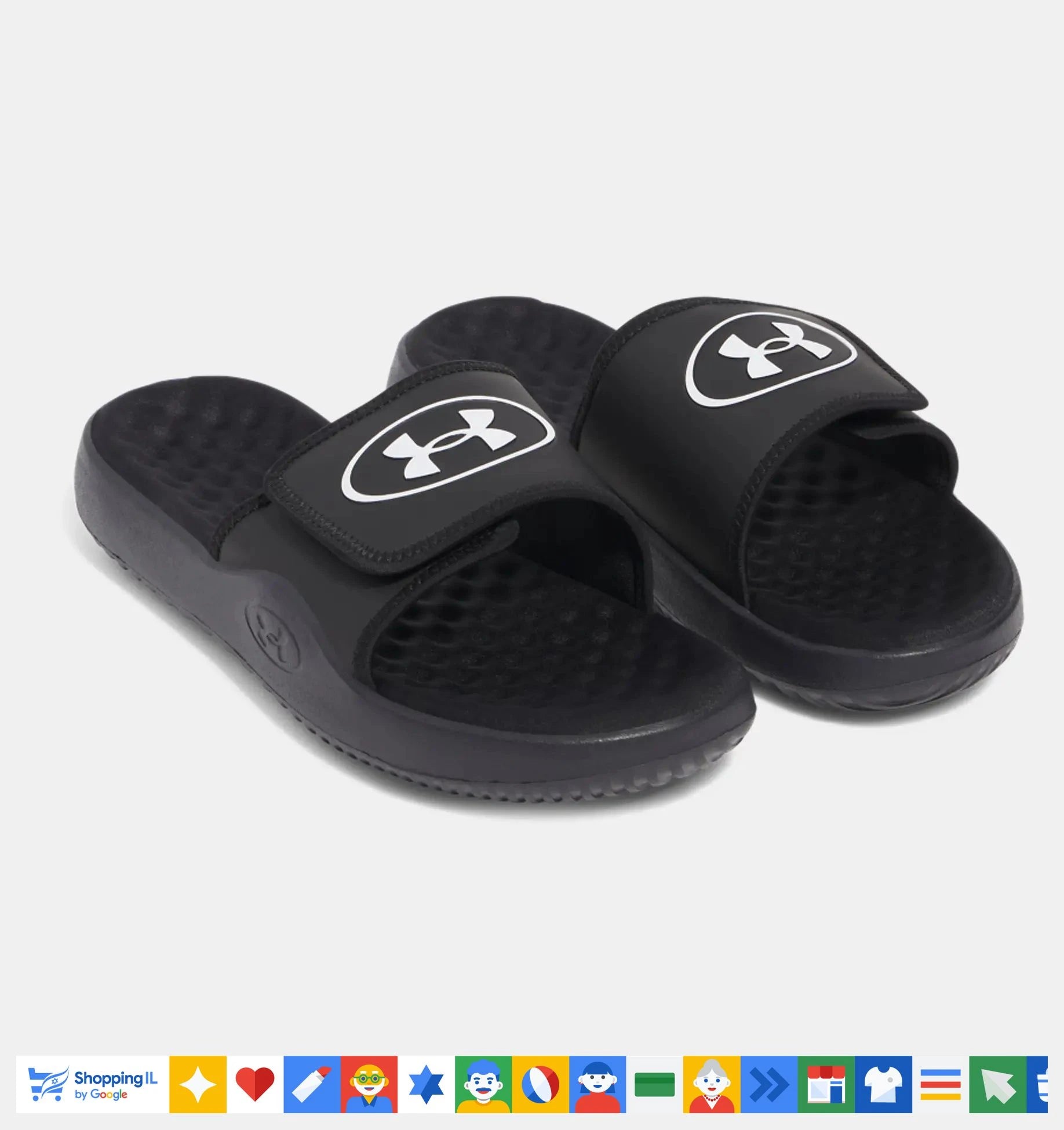 כפכפי Under Armour UA Ignite Pro 8 SL לגבר בצבע שחור 6000337001 | נעלי ספורט אנדר ארמור לבריכה | חנות מותגים B Brands