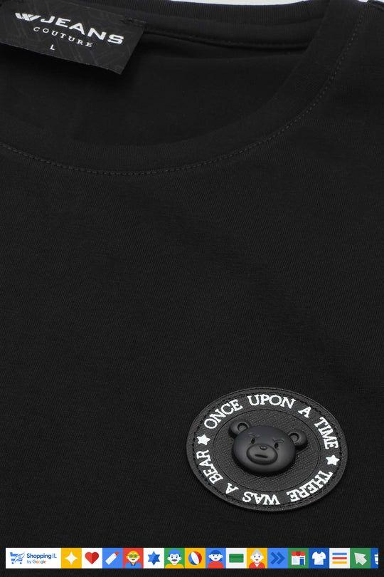 W Jeans Tshirt דבליו ג'ינס חולצת טישרט לוגו דובי קטן - www.bbrands.co.il W Jeans Tshirt דבליו ג'ינס חולצת טישרט לוגו דובי קטן