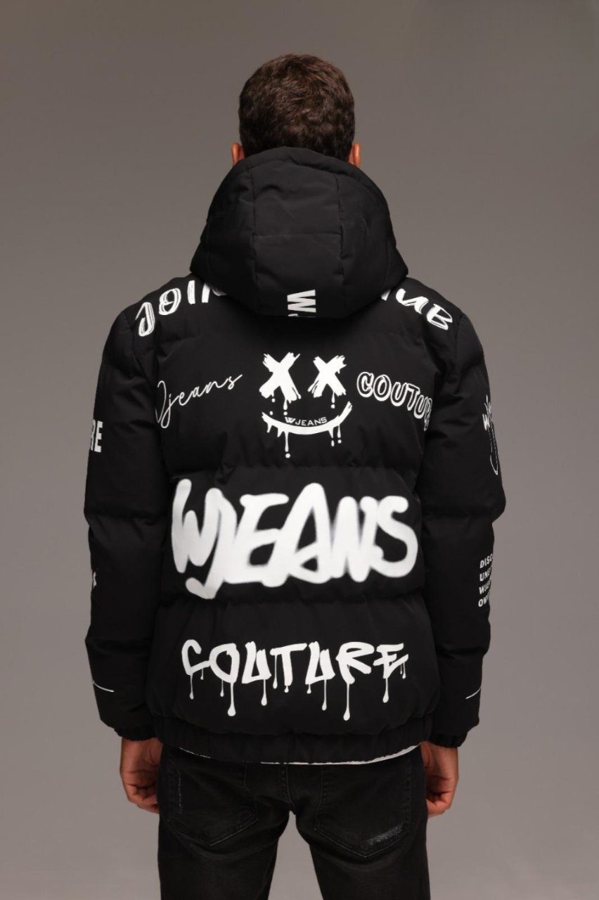 Wjeans Coat for man מעיל דבליו ג'ינס בצבע שחור לגבר בעיצוב מהפנט - www.bbrands.co.il Wjeans Coat for man מעיל דבליו ג'ינס בצבע שחור לגבר בעיצוב מהפנט