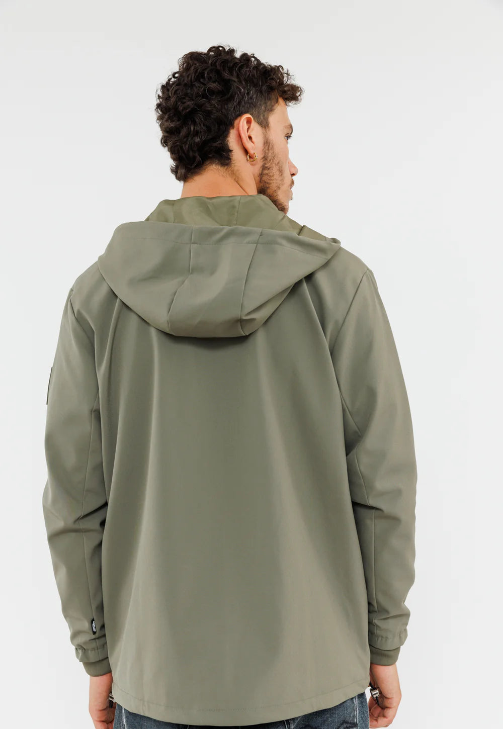 Replay coat ריפלי מעיל פוף מרופד בצבע ירוק זית