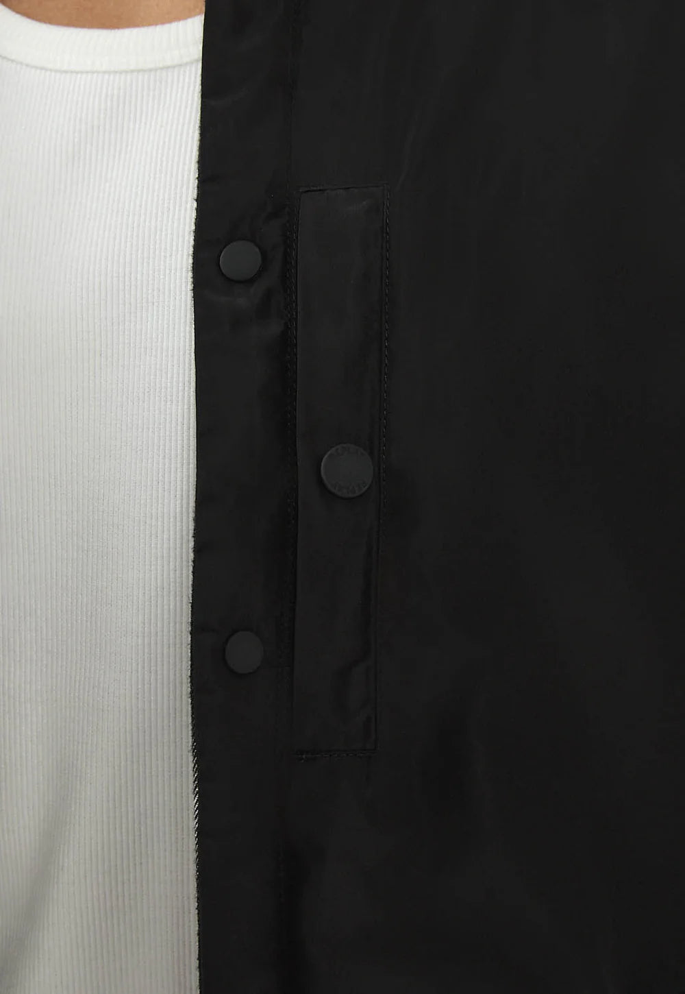 Replay Limited Edition Planel Coat ריפלי מעיל מרופד בצבע שחור מתהפך 2 צדדים