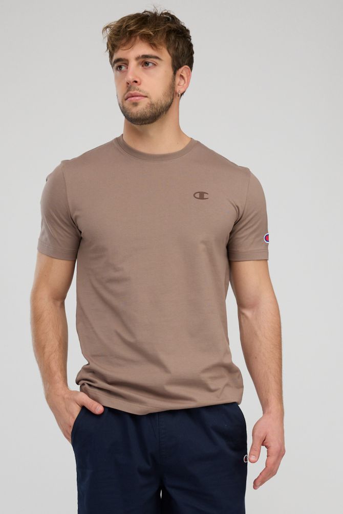 Champion Tshirt חולצת טישרט צמפיון בצבע מוקה