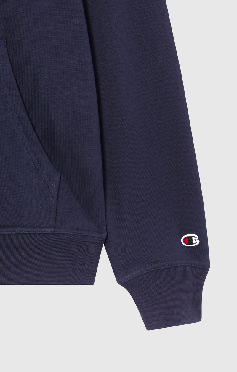 Champion Hoodie קפוצ'ון צ'מפיון בצבע כחול נייבי