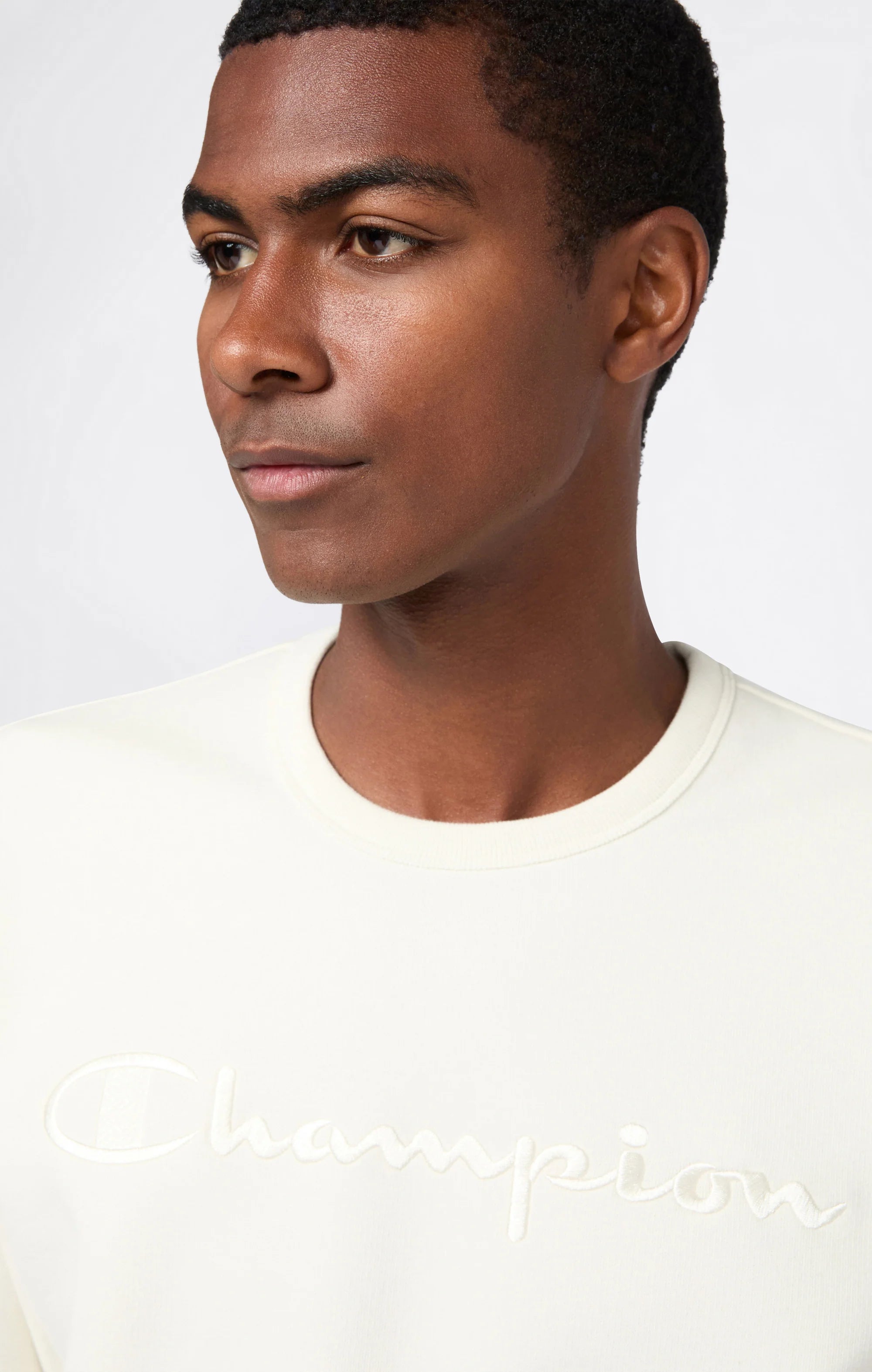 Champion footer פוטר צ'מפיון בצבע קרם