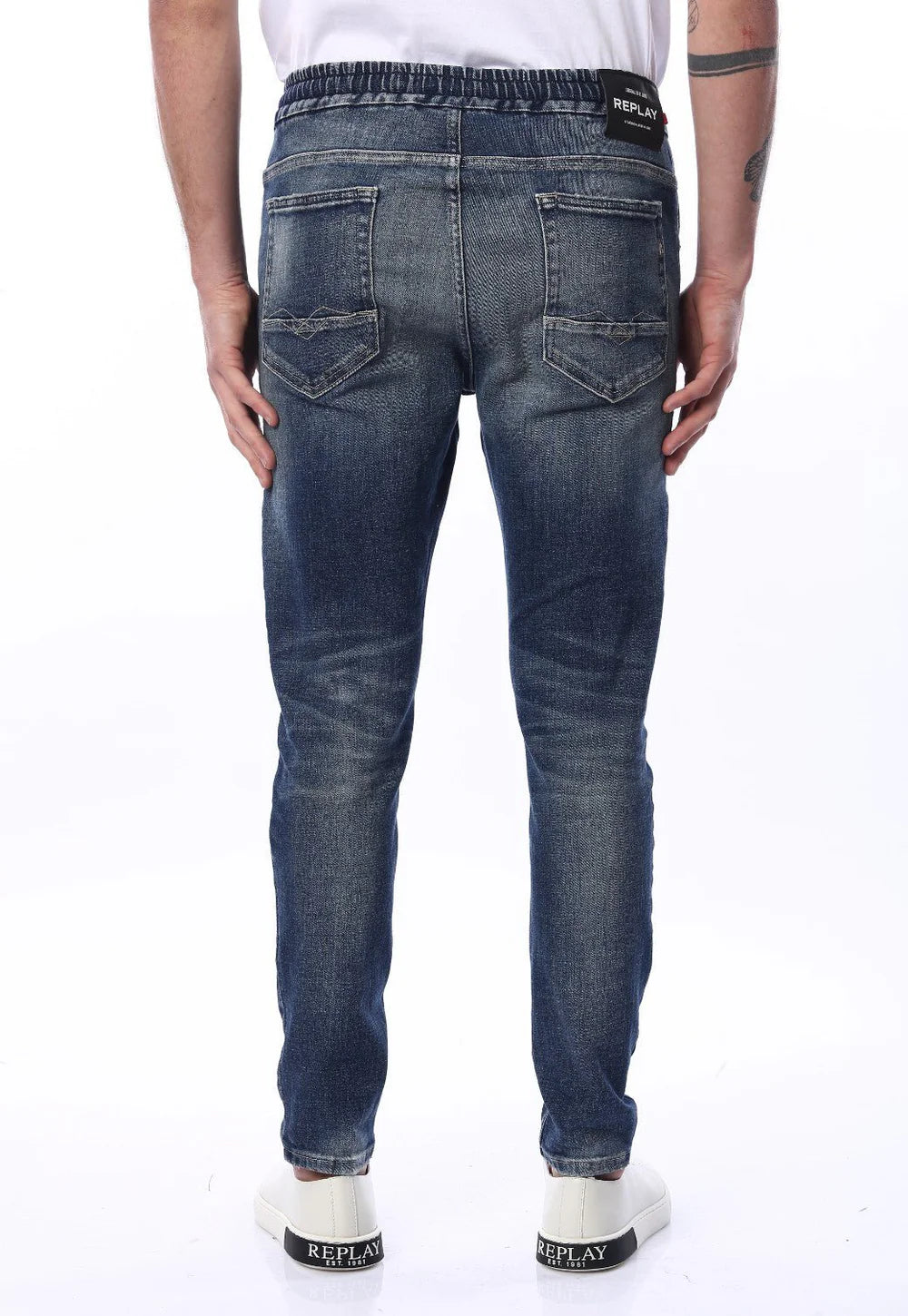 Replay Milano Jeans ריפלי גינס בצבע כחול בהיר