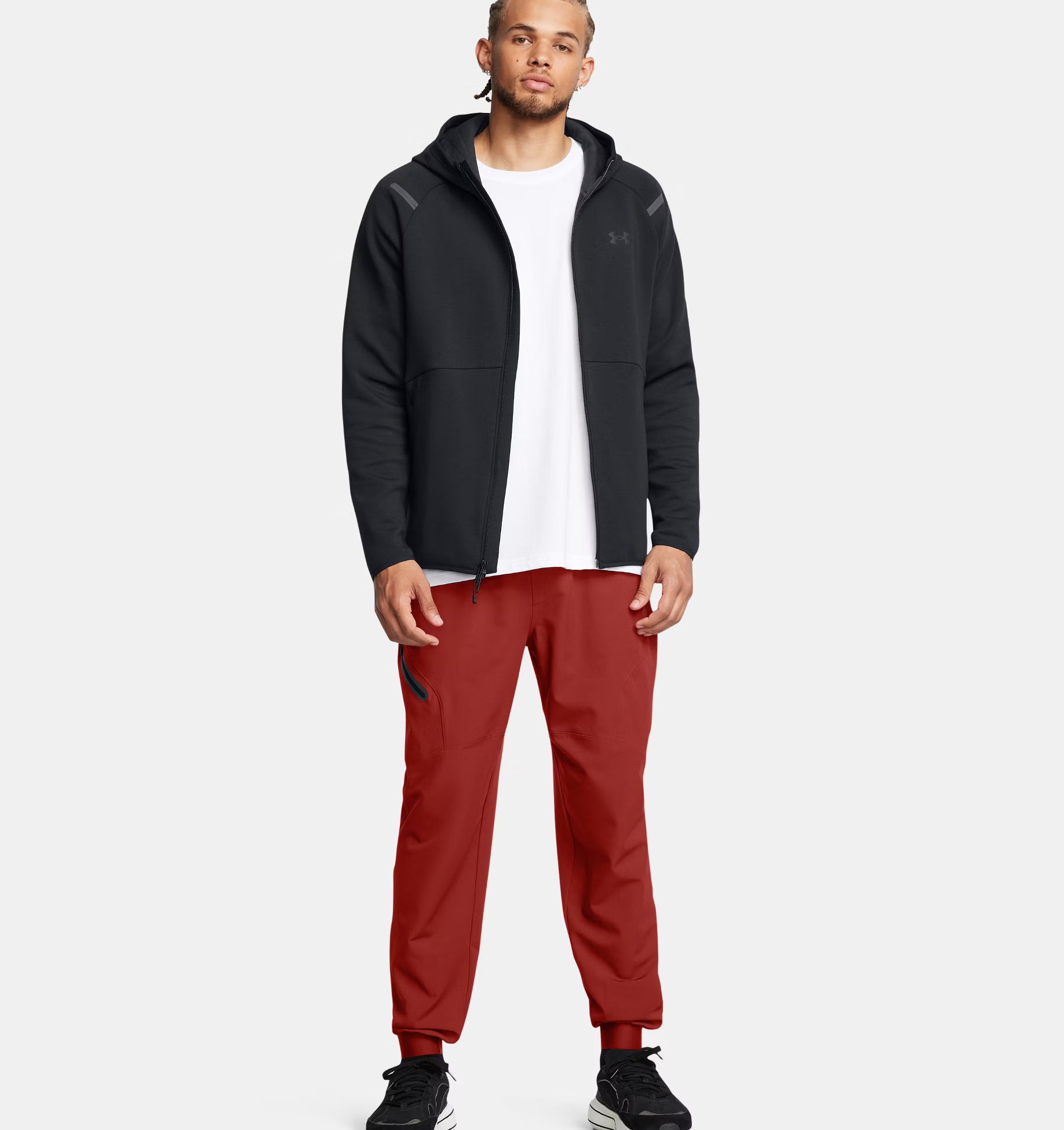 Under Armour Unstoppble FLC FZ אנדר ארמור קפוצ'ון בצבע שחור