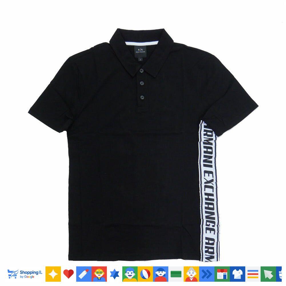 Armani Exchange Polo Tshirt ארמני אקסצינג חולצת צווארון לגבר - www.bbrands.co.il Armani Exchange Polo Tshirt ארמני אקסצינג חולצת צווארון לגבר