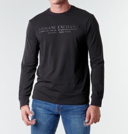 Armani exchange tshirt חולצת שרוול ארוך ארמני אקסצ'יינג לגבר 2 צבעים לבחירה - www.bbrands.co.il Armani exchange tshirt חולצת שרוול ארוך ארמני אקסצ'יינג לגבר 2 צבעים לבחירה