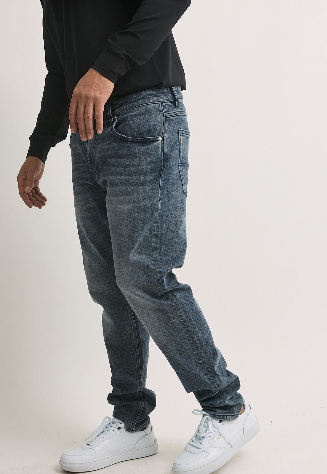 PepeJeans SLIM Jeans גינס פפה ג'ינס סלים בצבע כחול משופשף