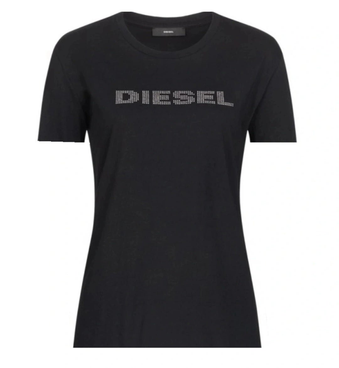 Diesel women טישרט שחורה מהממת לנשים - www.bbrands.co.il Diesel women טישרט שחורה מהממת לנשים