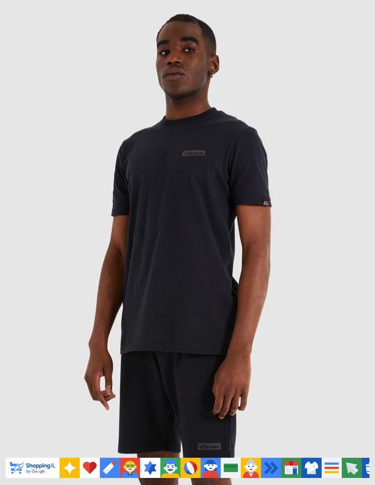 Ellesse short set for man סט מכנס וחולצה מהמותג אלס לגבר בצבע שחור - www.bbrands.co.il Ellesse short set for man סט מכנס וחולצה מהמותג אלס לגבר בצבע שחור