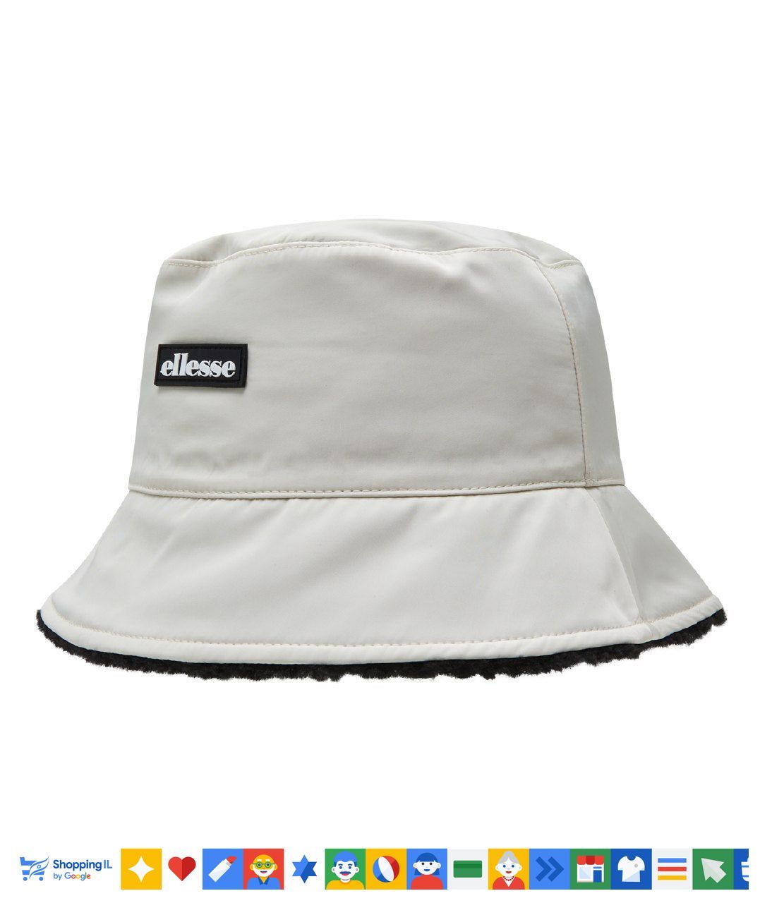 כובע Ellesse Reversible Bucket Hat שחור לבן ELL-REV-BUCK-HAT-WHTBLK | כובע מצמר דו צדדי אלס | אופנת גברים B Brands