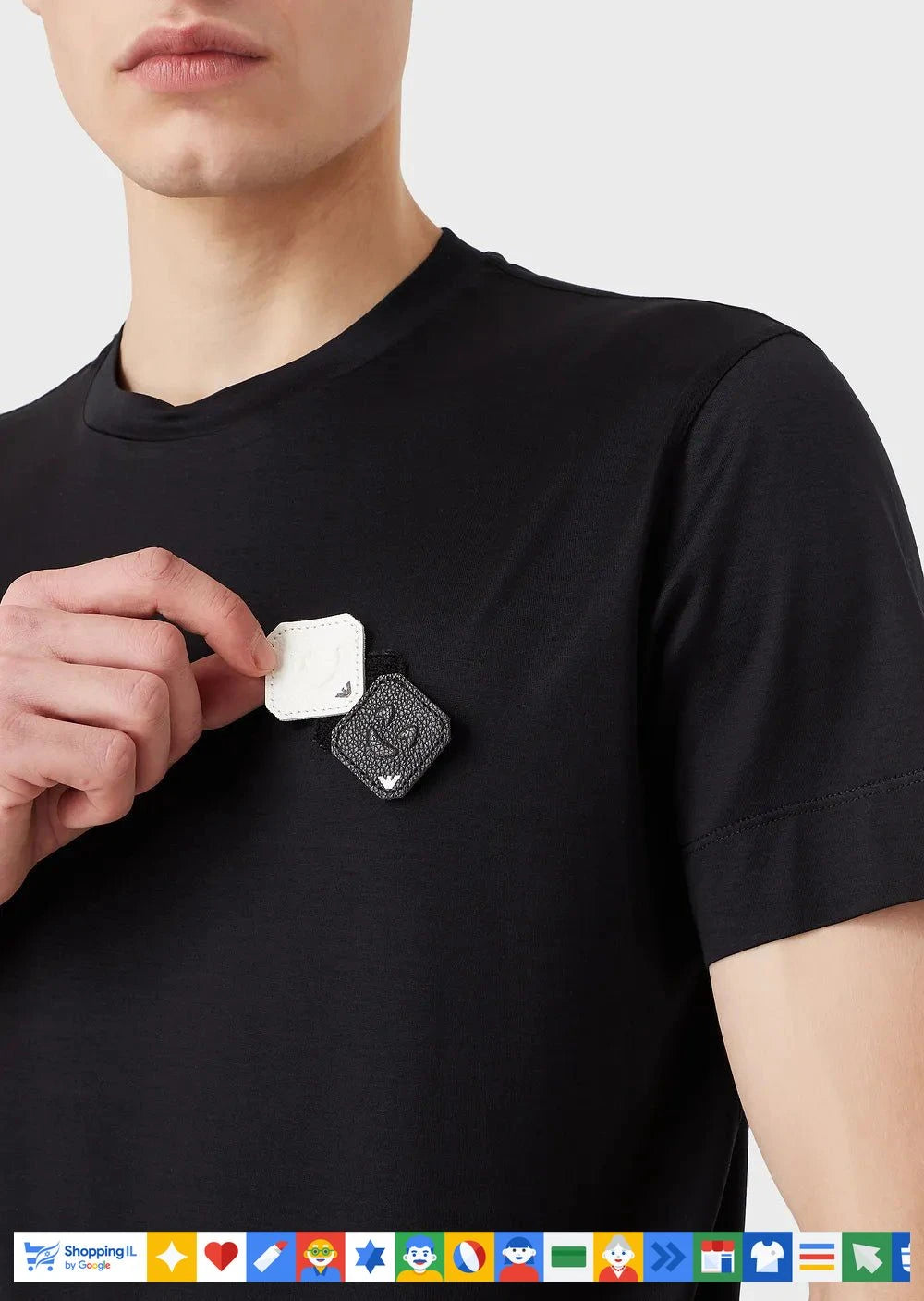 Emporio Armani Tshirt אמפוריו ארמני חולצה טישרט סקוץ' לוגו חיוך - www.bbrands.co.il Emporio Armani Tshirt אמפוריו ארמני חולצה טישרט סקוץ' לוגו חיוך