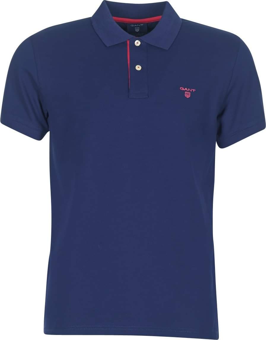 Gant TshirtPolo גאנט חולצת צווארון צבע כחול - www.bbrands.co.il Gant TshirtPolo גאנט חולצת צווארון צבע כחול