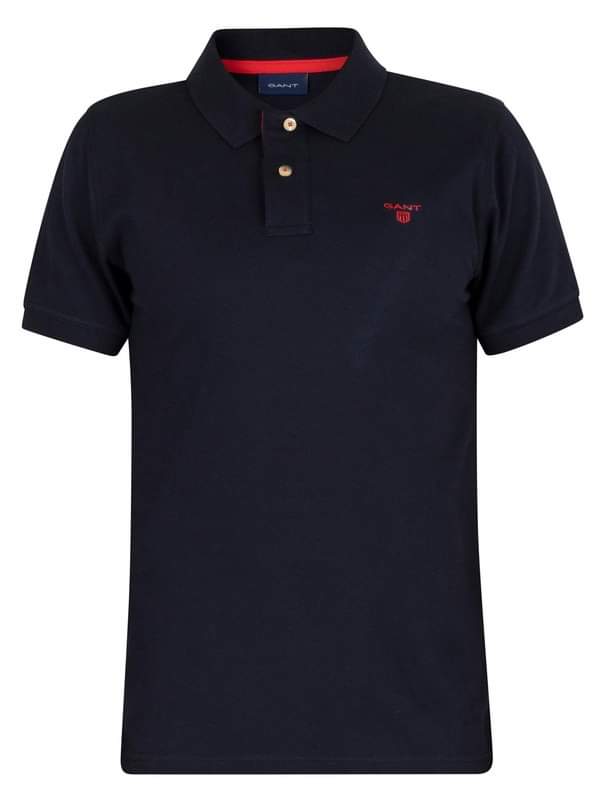 Gant TshirtPolo גאנט חולצת צווארון צבע כחול - www.bbrands.co.il Gant TshirtPolo גאנט חולצת צווארון צבע כחול