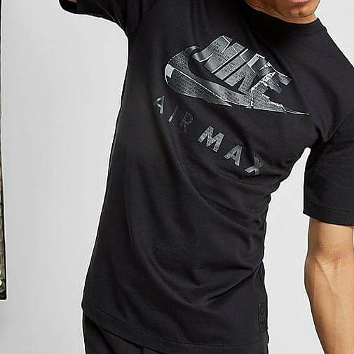 Nike Air Max Tshirt נייקי אייר מקס טישרט שחורה - www.bbrands.co.il Nike Air Max Tshirt נייקי אייר מקס טישרט שחורה