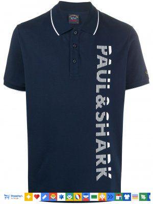 Paul&Shark Polo shirt פול שארק חולצת צווארון בצבע שחור - www.bbrands.co.il Paul&Shark Polo shirt פול שארק חולצת צווארון בצבע שחור