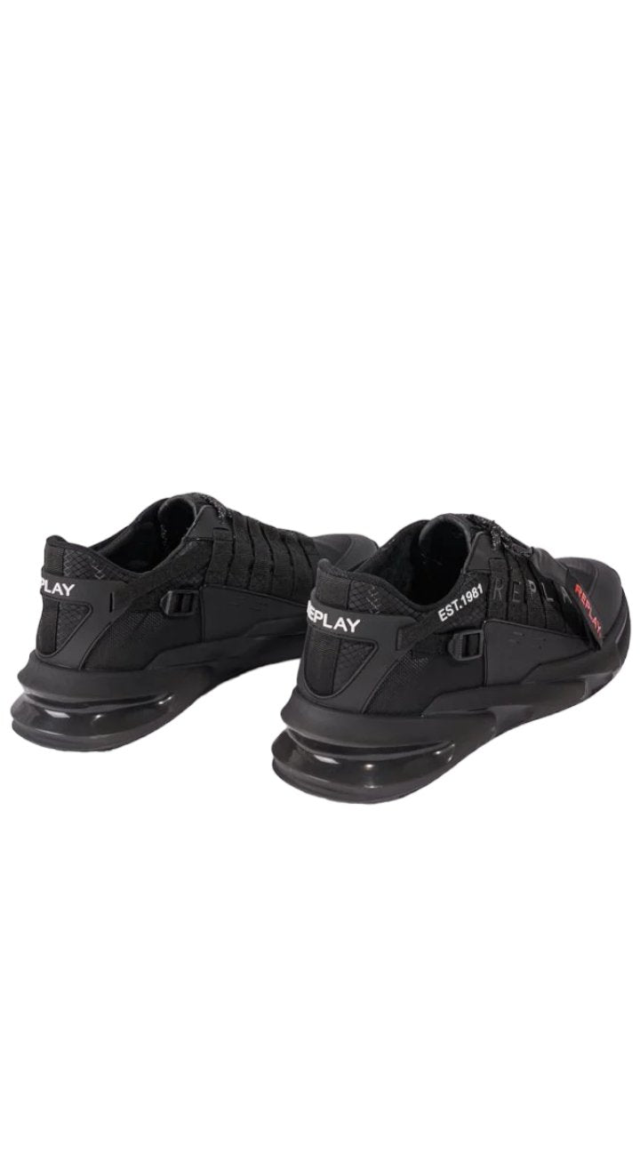 Replay Shoes - for men סניקרס נעלי ריפלי לגבר בצבע שחור - www.bbrands.co.il Replay Shoes - for men סניקרס נעלי ריפלי לגבר בצבע שחור