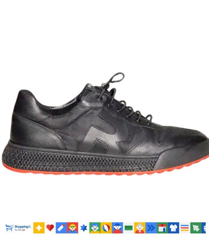 נעלי Replay לגבר בצבע שחור | נעלי שרוך גומי ריפליי | אופנת גברים | חנות מותגים B Brands