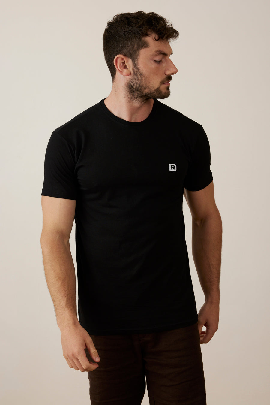 Replay tshirt חולצה טישרט בייסיק ריפליי בצבע שחור