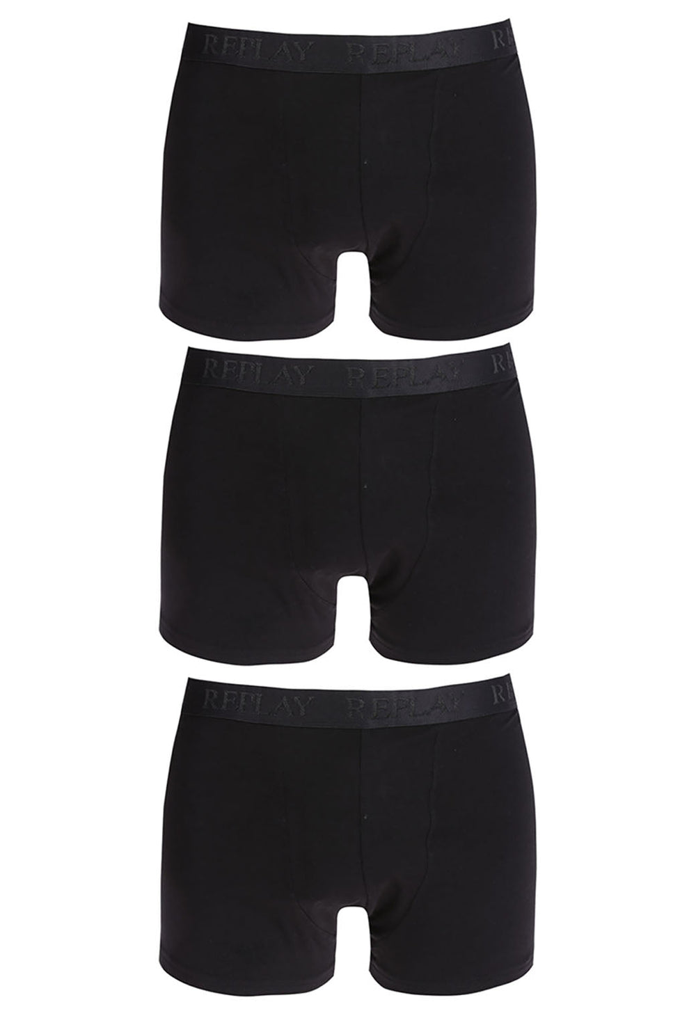 Replay 3 Pack Boxer מארז שלישיית בוקסרים שחורים ריפליי