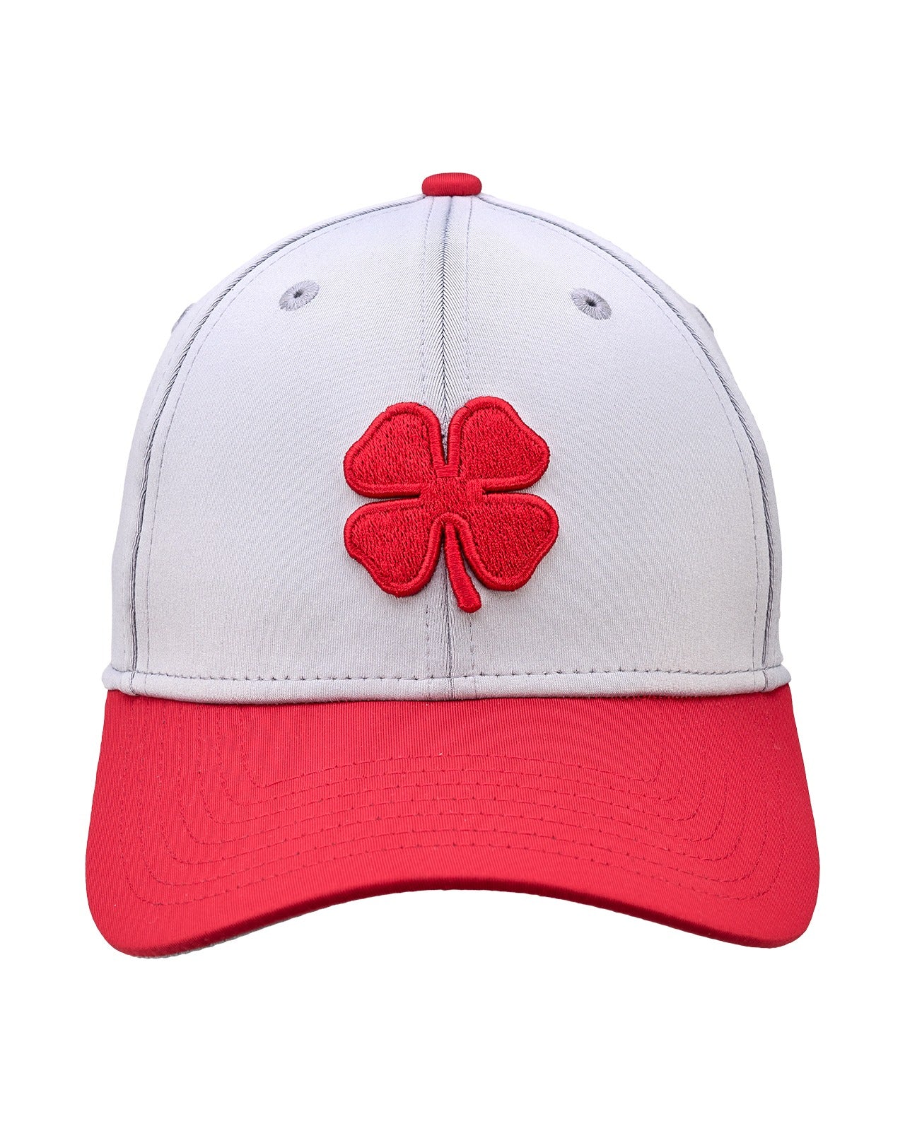 Black • Clover Cap for man כובע בלאק קלובר צבע סילבר אדום