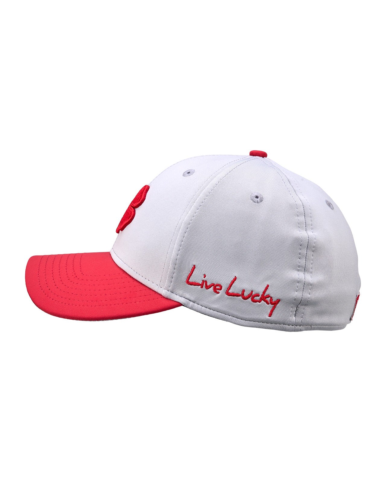 Black • Clover Cap for man כובע בלאק קלובר צבע סילבר אדום