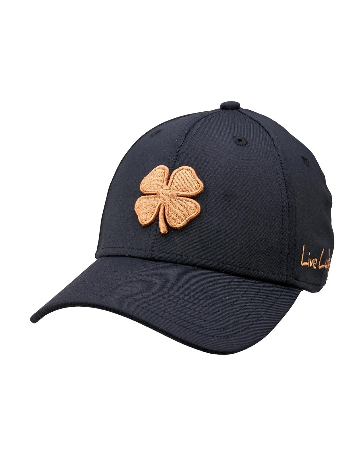 Black • Clover Cap  כובע בלאק קלובר שחור זהב
