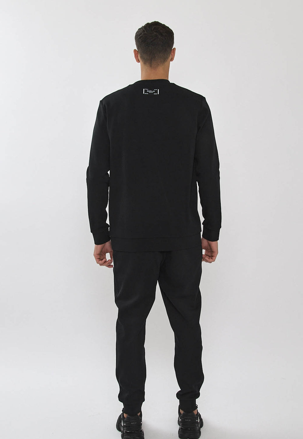 Replay tracksuit ריפלי חליפה 2 חלקים בצבע שחור